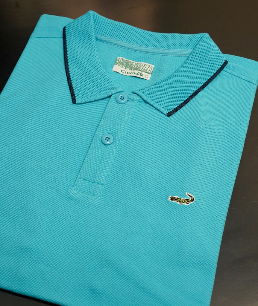 Crocodile Solid Polo T-Shirt