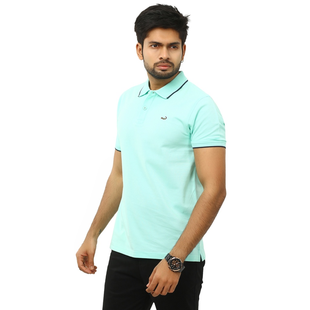 Crocodile Solid Polo T-Shirt