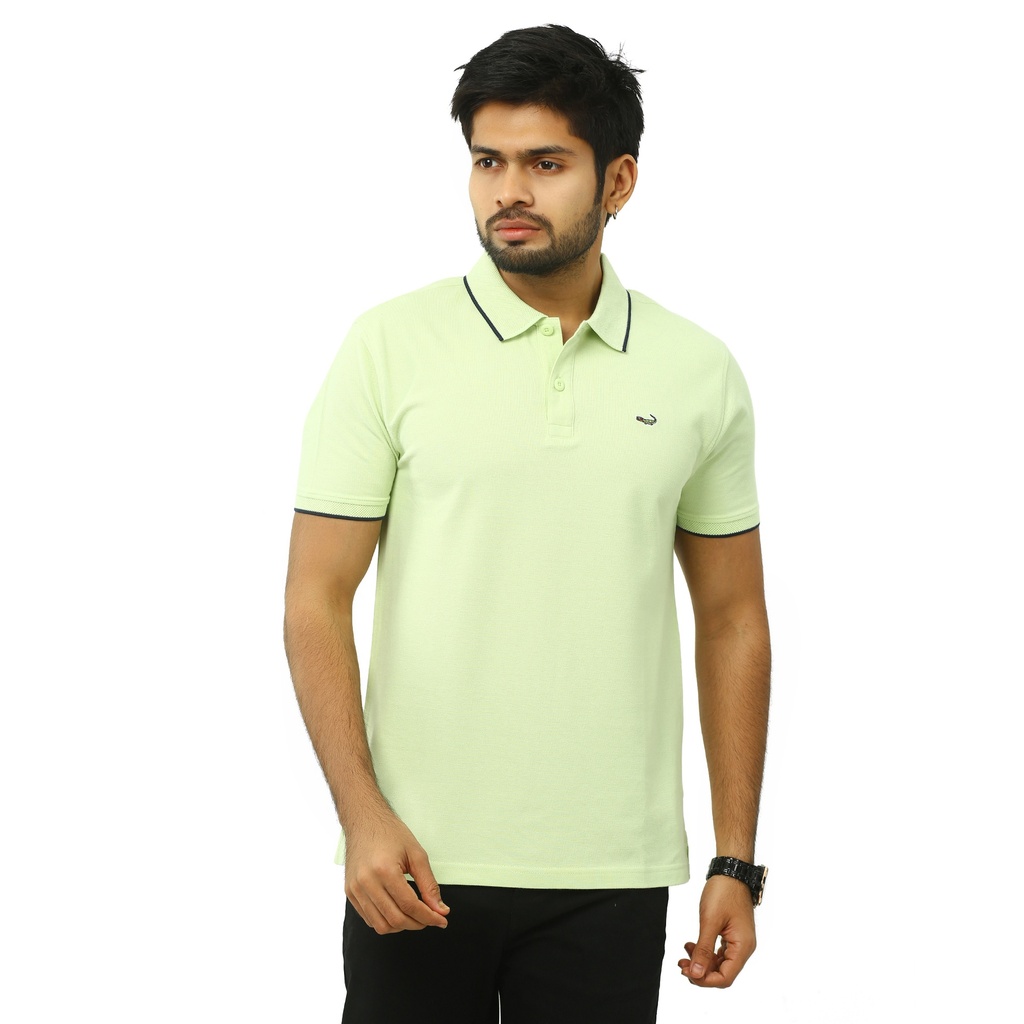 Crocodile Solid Polo T-Shirt