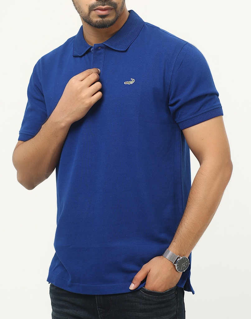 Crocodile Solid Polo T-Shirt