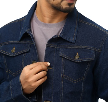 Crocodile Denim Jacket (S)