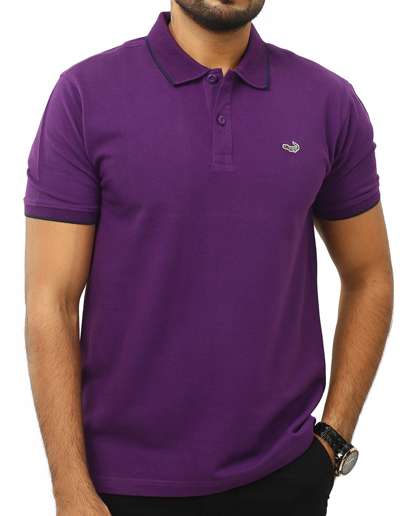 Crocodile Solid Polo T-Shirt