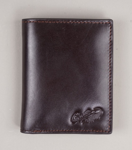[CRSW 07] Crocodile Men's Leather Short Wallet